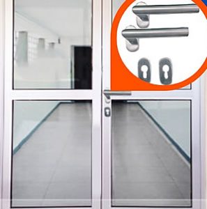 Cerradura para puerta de aluminio